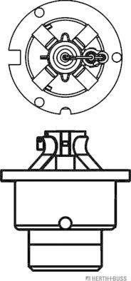 Herth+Buss Elparts 89901319 - Kvēlspuldze, Tālās gaismas lukturis ps1.lv