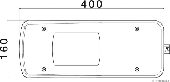 Herth+Buss Elparts 83840726 - Aizmugurējais lukturis ps1.lv