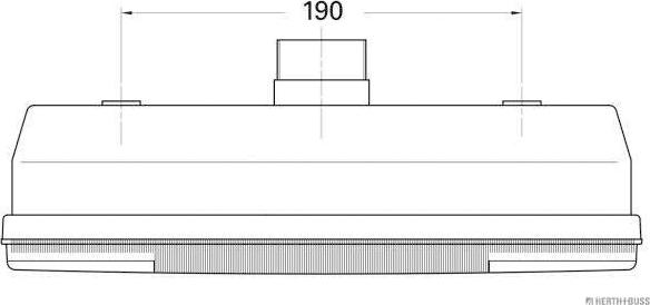 Herth+Buss Elparts 83830360 - Aizmugurējais lukturis ps1.lv