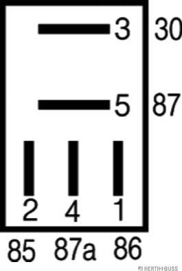 Herth+Buss Elparts 75613177 - Relejs, Darba strāva ps1.lv