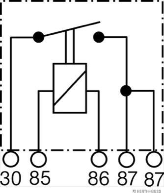 Herth+Buss Elparts 75613211 - Relejs, Darba strāva ps1.lv