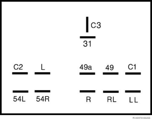 Herth+Buss Elparts 75892685 - Pagrieziena signāla pārtraucējs ps1.lv