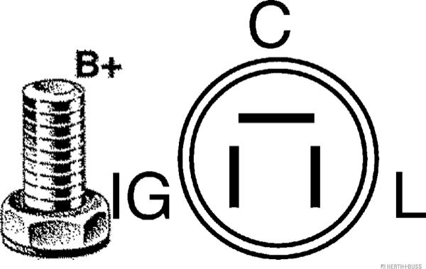 Herth+Buss Jakoparts J5119011 - Ģenerators ps1.lv