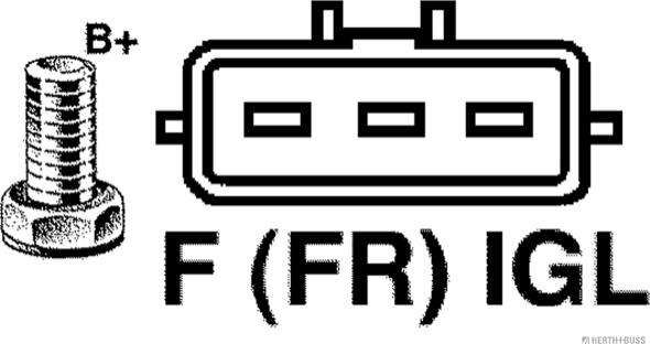 Herth+Buss Jakoparts J5114028 - Ģenerators ps1.lv