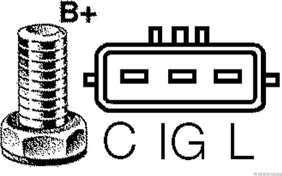 Herth+Buss Jakoparts J5116036 - Ģenerators ps1.lv