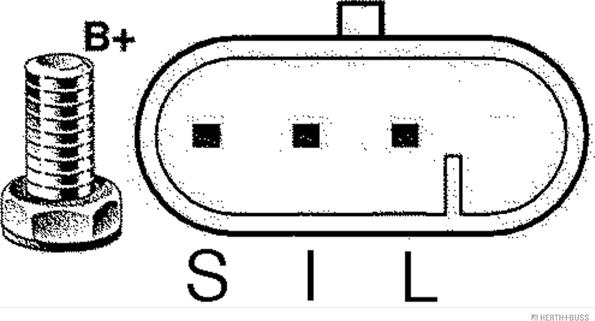 Herth+Buss Jakoparts J5110408 - Ģenerators ps1.lv