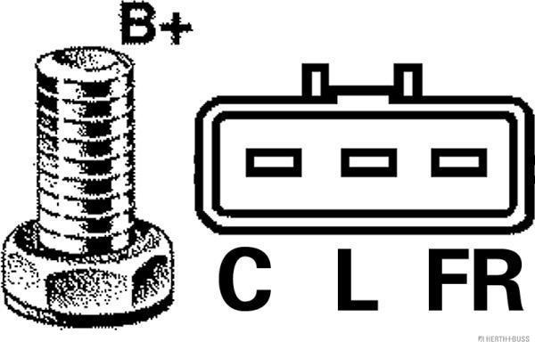 Herth+Buss Jakoparts J5110321 - Ģenerators ps1.lv