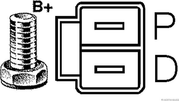 Herth+Buss Jakoparts J5113059 - Ģenerators ps1.lv