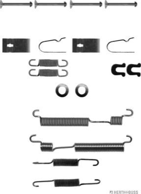 Herth+Buss Jakoparts J3564000 - Piederumu komplekts, Bremžu loki ps1.lv