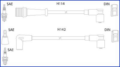 Hitachi 134485 - Augstsprieguma vadu komplekts ps1.lv