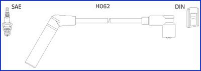 Hitachi 134478 - Augstsprieguma vadu komplekts ps1.lv