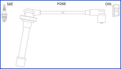 Hitachi 134521 - Augstsprieguma vadu komplekts ps1.lv