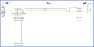 Hitachi 134672 - Augstsprieguma vadu komplekts ps1.lv
