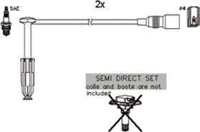 Hitachi 134122 - Augstsprieguma vadu komplekts ps1.lv