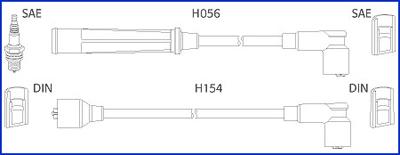 Hitachi 134366 - Augstsprieguma vadu komplekts ps1.lv