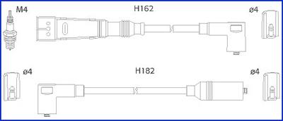 Hitachi 134704 - Augstsprieguma vadu komplekts ps1.lv