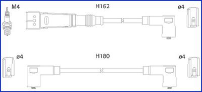 Hitachi 134707 - Augstsprieguma vadu komplekts ps1.lv