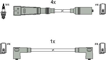 Hitachi 134786 - Augstsprieguma vadu komplekts ps1.lv