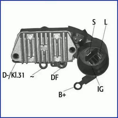 Hitachi 132975 - Ģeneratora sprieguma regulators ps1.lv