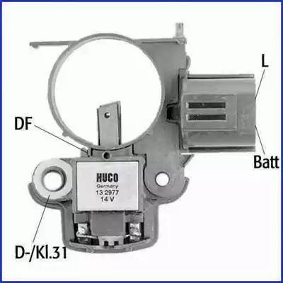 Hitachi 132977 - Ģeneratora sprieguma regulators ps1.lv