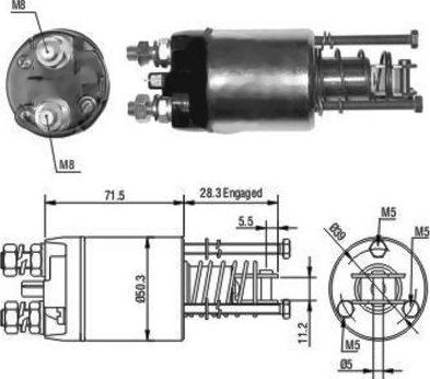 Hoffer 46046 - Ievilcējrelejs, Starteris ps1.lv