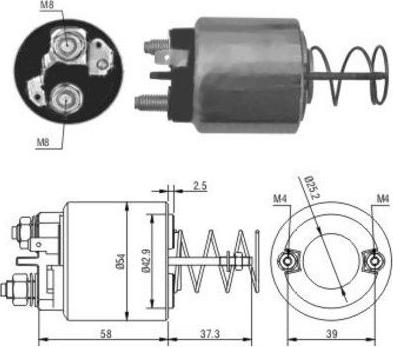 Hoffer 46053 - Ievilcējrelejs, Starteris ps1.lv