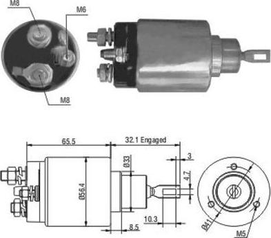 Hoffer 46069 - Ievilcējrelejs, Starteris ps1.lv