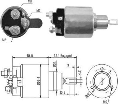 Hoffer 46065 - Ievilcējrelejs, Starteris ps1.lv