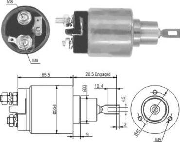 Hoffer 46060 - Ievilcējrelejs, Starteris ps1.lv