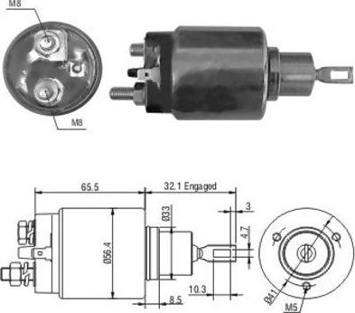 Hoffer 46067 - Ievilcējrelejs, Starteris ps1.lv