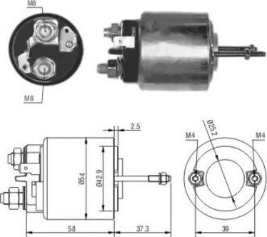 Hoffer 46009 - Ievilcējrelejs, Starteris ps1.lv