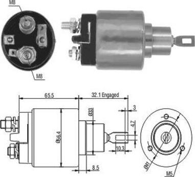 Hoffer 46002 - Ievilcējrelejs, Starteris ps1.lv