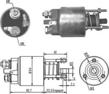 Hoffer 46081 - Ievilcējrelejs, Starteris ps1.lv