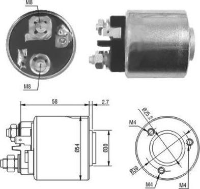 Hoffer 46083 - Ievilcējrelejs, Starteris ps1.lv