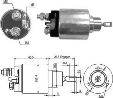 Hoffer 46036 - Ievilcējrelejs, Starteris ps1.lv