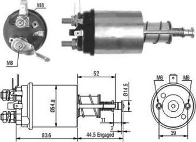 Hoffer 46021 - Ievilcējrelejs, Starteris ps1.lv