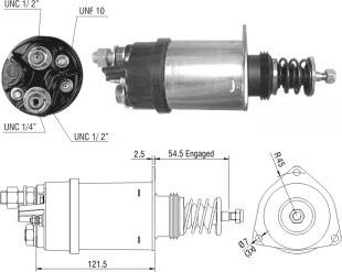 Hoffer 6646195 - Ievilcējrelejs, Starteris ps1.lv