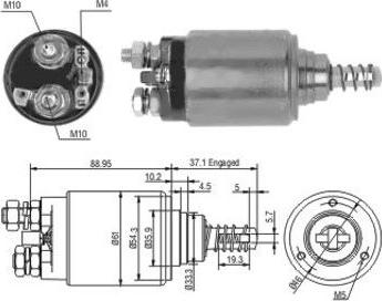 Hoffer 46191 - Ievilcējrelejs, Starteris ps1.lv