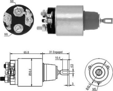 Hoffer 46146 - Ievilcējrelejs, Starteris ps1.lv