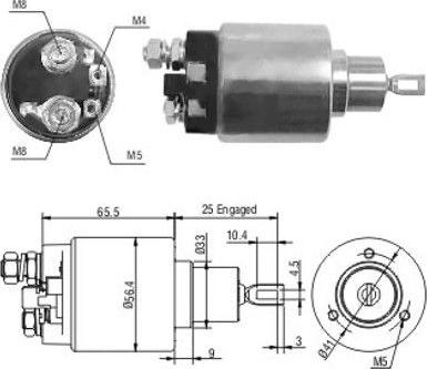 Hoffer 46107 - Ievilcējrelejs, Starteris ps1.lv