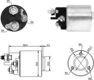 Hoffer 46113 - Ievilcējrelejs, Starteris ps1.lv