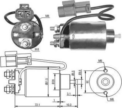 Hoffer 46180 - Ievilcējrelejs, Starteris ps1.lv