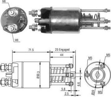 Hoffer 46188 - Ievilcējrelejs, Starteris ps1.lv