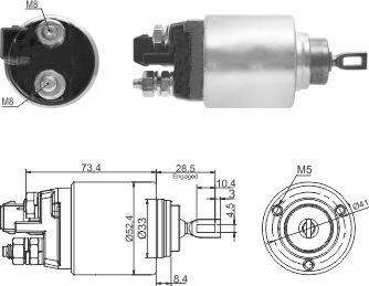 Hoffer 46309 - Ievilcējrelejs, Starteris ps1.lv