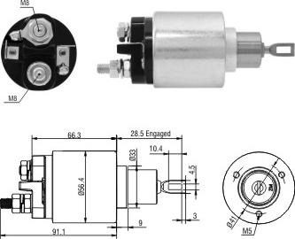 Hoffer 46303 - Ievilcējrelejs, Starteris ps1.lv