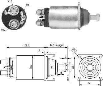 Hoffer 6646251 - Ievilcējrelejs, Starteris ps1.lv