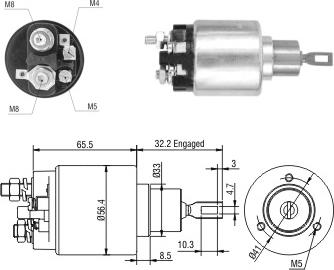 Hoffer 46258 - Ievilcējrelejs, Starteris ps1.lv