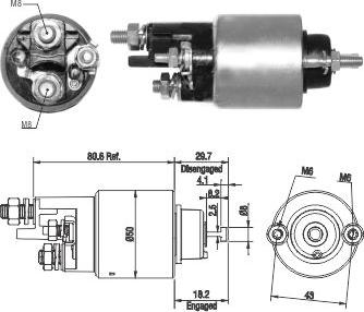 Hoffer 46283 - Ievilcējrelejs, Starteris ps1.lv