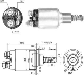 Hoffer 46239 - Ievilcējrelejs, Starteris ps1.lv