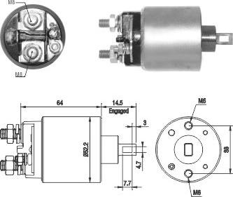 Hoffer 46274 - Ievilcējrelejs, Starteris ps1.lv